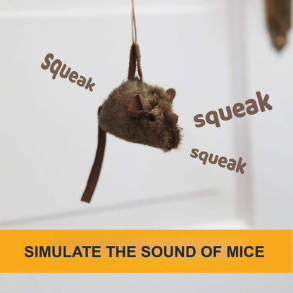 Realistic Mouse Cat Toy Set 2 Pieces