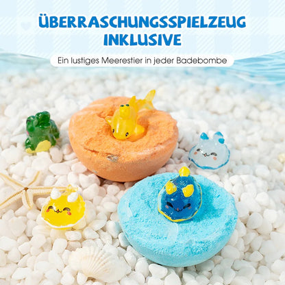 🛁 60% OFF |🌊 Ocean Theme Bath Bombs | 60g*12 Pcs, Foamy Bath Time & Fun Gift Idea ✨