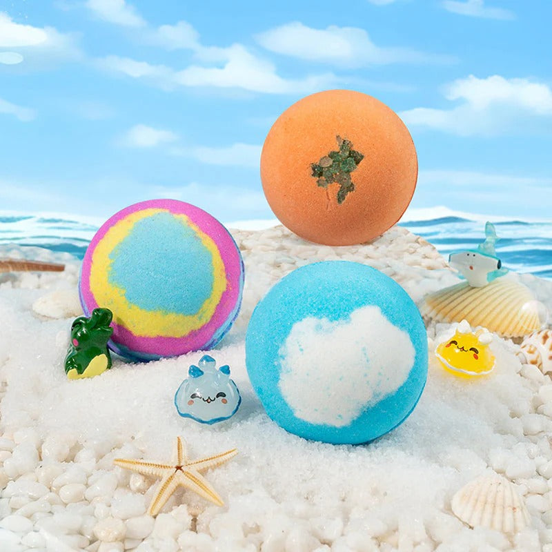 🛁 60% OFF |🌊 Ocean Theme Bath Bombs | 60g*12 Pcs, Foamy Bath Time & Fun Gift Idea ✨